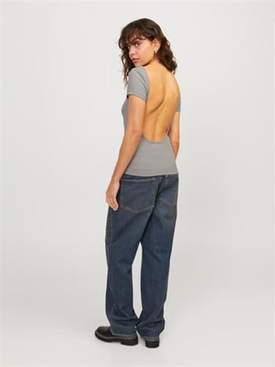 JACK & JONES JJXX JXFINLEY STR RIB TOP JRS Tişört Kadın
