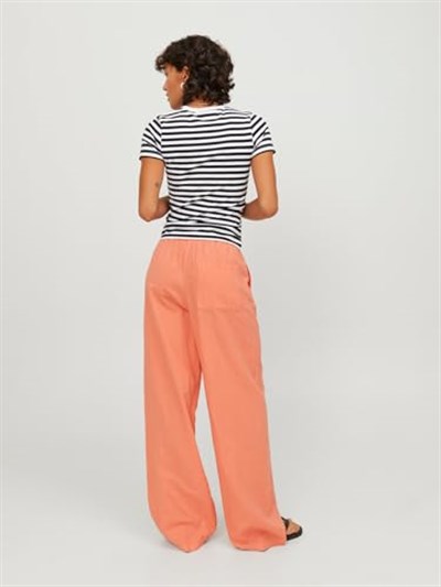 JACK & JONES JJXX JXFLORA LINEN BLEND MW PANT WVN SN Pantolon Kadın