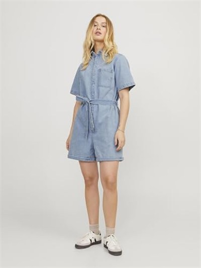 JACK & JONES JJXX JXISLA DENIM PLAYSUIT DNM Tulum Kadın