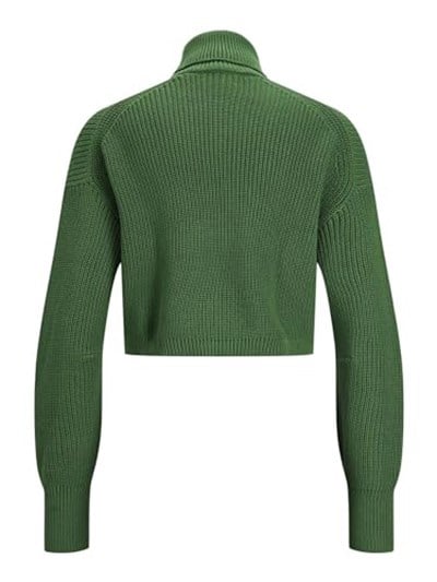 JACK & JONES JJXX JXLIV TWIST CROP HIGH NECK KNIT Triko Kadın