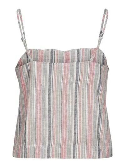 JACK & JONES JJXX JXRAYA LINEN SINGLET TOP PNT Tişört Kadın