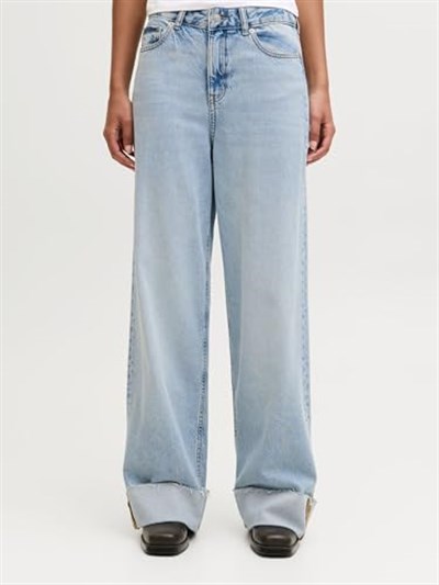 JACK & JONES JJXX JXTOKYO WIDE FOLD UP HW R6169 DNM LN Jean Kadın