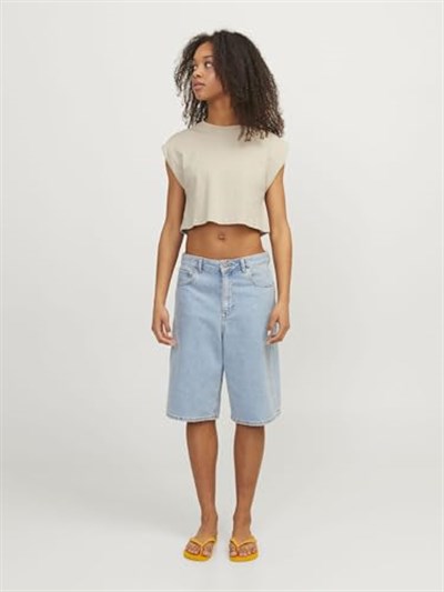 JACK & JONES JJXX JXZOE SL RLX SHORT TEE JRS SN Tişört Kadın