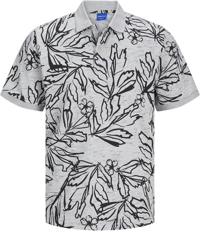 JACK & JONES JORLAFAYETTE AOP SS POLO Polo Tişört Erkek