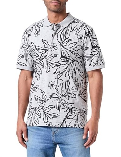 JACK & JONES JORLAFAYETTE AOP SS POLO Polo Tişört Erkek