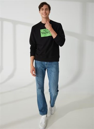 JACK & JONES JORSHADOW Kapüşonlu Sweatshirt Siyah, 12248784