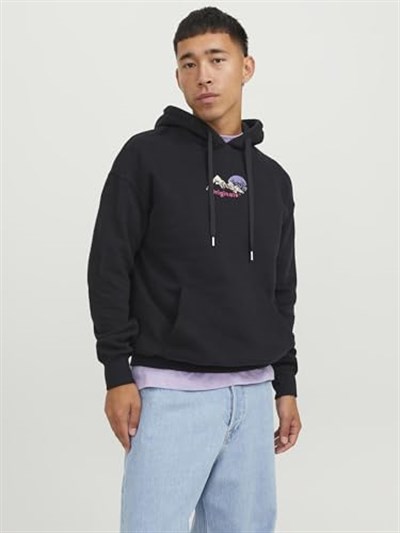 JACK & JONES JORSILVERLAKE SWEAT HOOD Sweatshirts Erkek