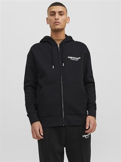 JACK & JONES JORVESTERBRO SWEAT ZIP HOOD NOOS Sweatshirt Erkek