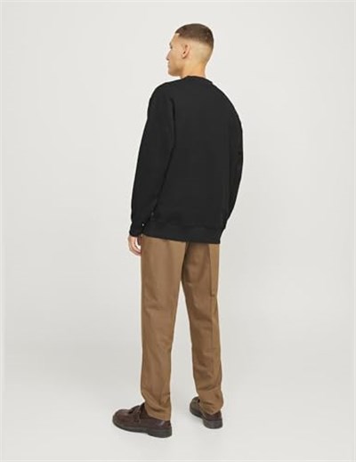 JACK & JONES Jprblachad Branding Sweat Crew Neck Sn Sweatshirt Erkek