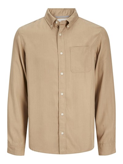 JACK & JONES JPRCCBROOK TENCEL SHIRT L/S Gömlek Erkek