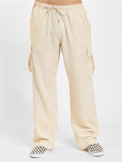 JACK & JONES JPSTBILL JJNATE LINEN BLEND CARGO JOGGER Kargo Pantolon Erkek