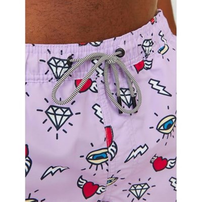 JACK & JONES JPSTFIJI JJSWIM AOP SS24 LY SN Mayo Erkek