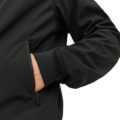 JACK & JONES JUNIOR Erkek Çocuk JJEHERO Şişme Kapüşon NOOS JNR Ceket, Siyah/Detay: Düz, 140