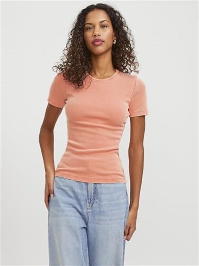JACK & JONES JXFRANKIE WASH SS STR TEE JRS NOOS Tişört Kadın