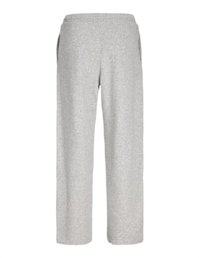 JACK & JONES JXSTUDIO VESTERBRO HW PANT SWT NOOS Kadın Pantolon Light Grey Melange Print:BRIGHT WHITE JJXX STUDIO M