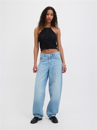 JACK & JONES JXZOELLA HALTERNECK TOP KNIT Kadın Triko/Kazak Black L