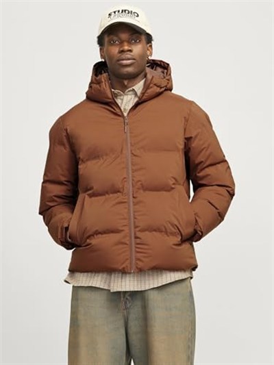 JACK & JONES Kapüşonlu Puffer Mont, 12256887