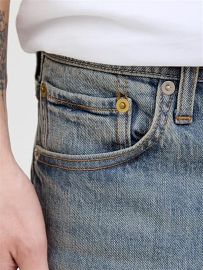 JACK & JONES Rahat Kesim Jean Pantolon Blue Denim, 12237306