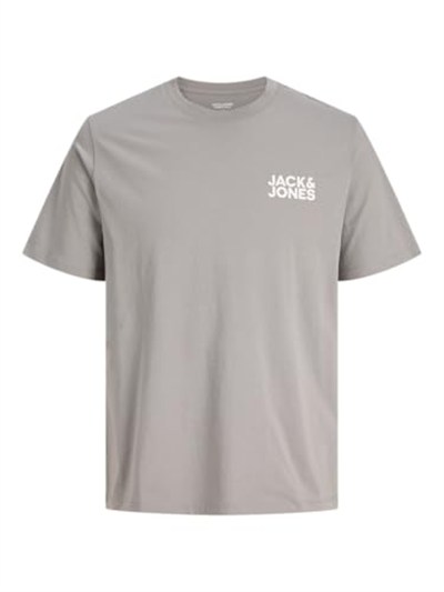 Jack & Jones Siyah Logo Baskılı Bisiklet Yaka T-shirt, 12151955-4