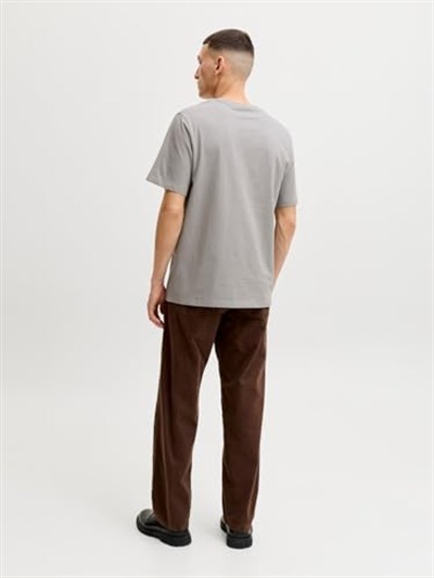 Jack & Jones Siyah Logo Baskılı Bisiklet Yaka T-shirt, 12151955-4