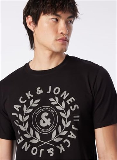 JACK & JONES Yuvarlak Yaka T-Shirt JORJAMES SS TEE EXC, JORJAMES SS TEE EXC
