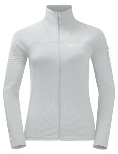 Jack Wolfskin 1710981_6709 Prelight FZ W Cool Grey Kadın Outdoor Polar Gri M