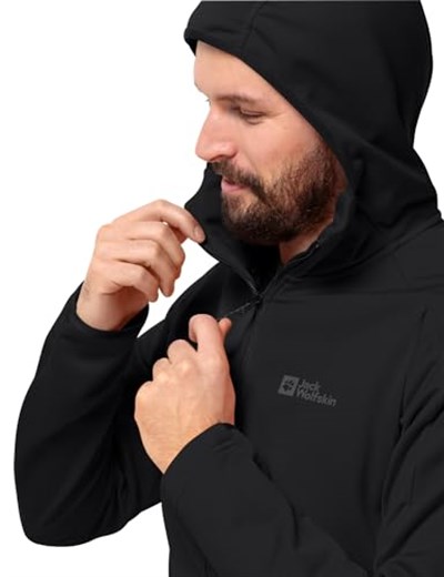 Jack Wolfskin Alpgrat kapüşonlu erkek polar ceket