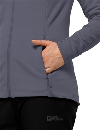 Jack Wolfskin BAISELBERG HOODED FZ W POLAR CEKET Kadın