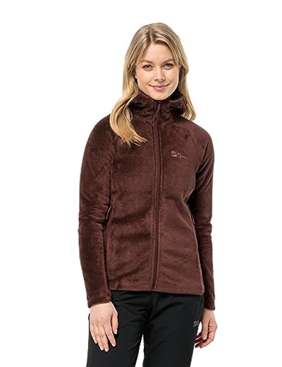 Jack Wolfskin Bayan Rotwand Hooded Fz W Polar Ceket