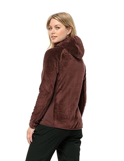 Jack Wolfskin Bayan Rotwand Hooded Fz W Polar Ceket