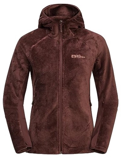 Jack Wolfskin Bayan Rotwand Hooded Fz W Polar Ceket