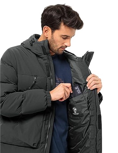 Jack Wolfskin Dellbrueck Long Jkt Kuş tüyü mont Üniseks Yetişkin
