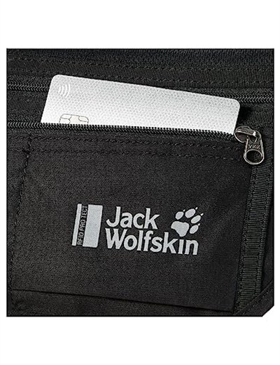 Jack Wolfskin DOCUMENT BELT RFID SİYAH Erkek Bel Çantası