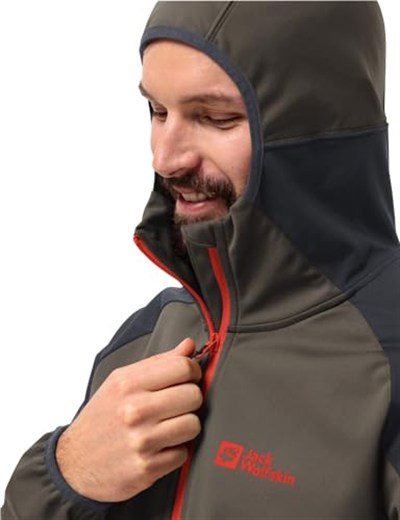 Jack Wolfskin Feldberg kapüşonlu erkek montu