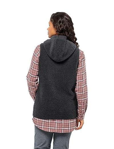 Jack Wolfskin High Curl Long Vest W Polar yelek Kadın