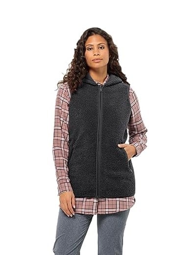 Jack Wolfskin High Curl Long Vest W Polar yelek Kadın