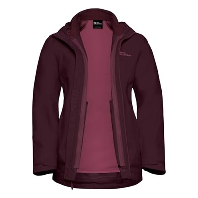 Jack Wolfskin Kadın NORRLAND 3ü 1 arada W 3ü 1 arada ceket