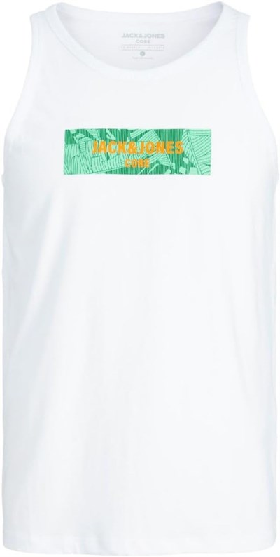 Jack&Jones Beyaz Erkek%100 Pamuk Atlet 12235311 S
