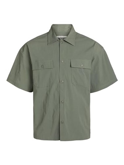JACK&JONES JCOALTITUDE SHIRT SS OVERSIZED12251280 YEŞİL yeşil xxl