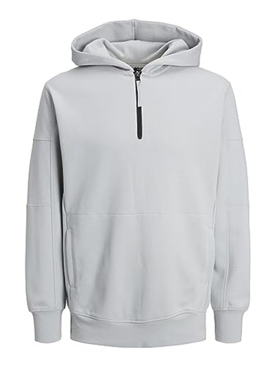 JACK&JONES JCOSHADE SWEAT HOOD GRİ gri m