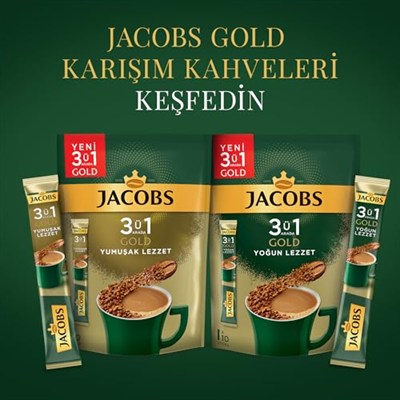 Jacobs 3ü1 Arada Yoğun 10Lu Paket