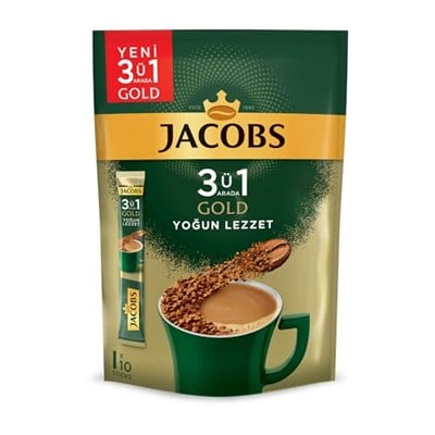 Jacobs 3ü1 Arada Yoğun 10Lu Paket