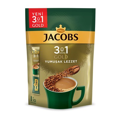 Jacobs 3ü1 Arada Yumuşak 10lu Paket