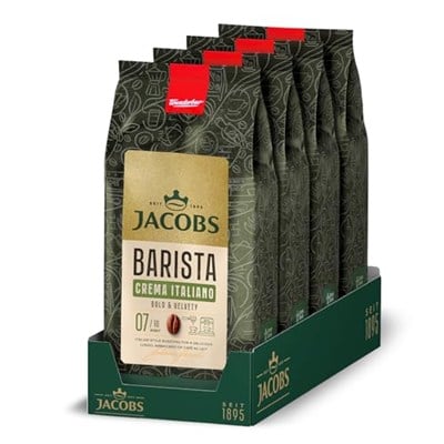 Jacobs Barista Editions Crema Italiano 1 kg Çekirdek Kahve x 4 Adet