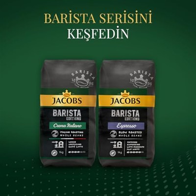 Jacobs Barista Editions Espresso Çekirdek Kahve, 1 kg