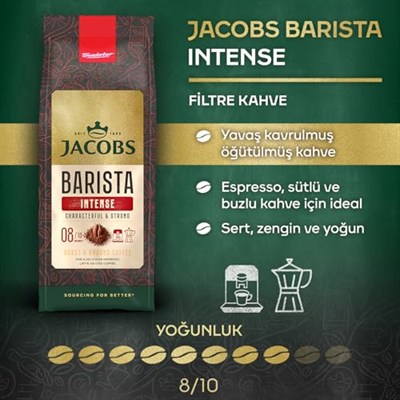Jacobs Barista Intense Öğütülmüş Kahve 200gr