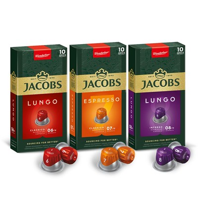 Jacobs Kapsül Kahve Çeşitleri (3x10 Adet)
