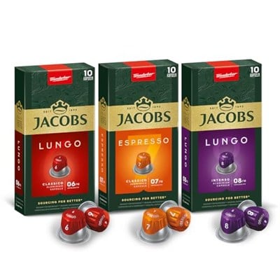 Jacobs Kapsül Kahve Çeşitleri (3x10 Adet)