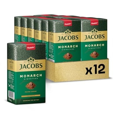 Jacobs Monarch Filtre Kahve 500 Gr x 12 Paket