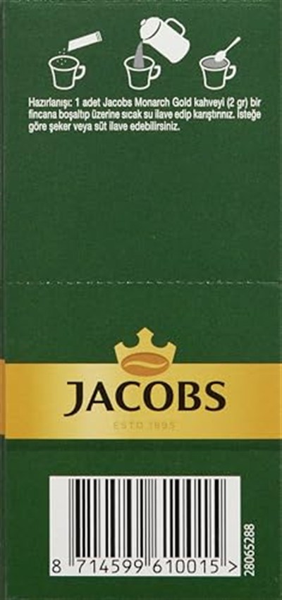 Jacobs Monarch Gold 2 gr 26lı Paket